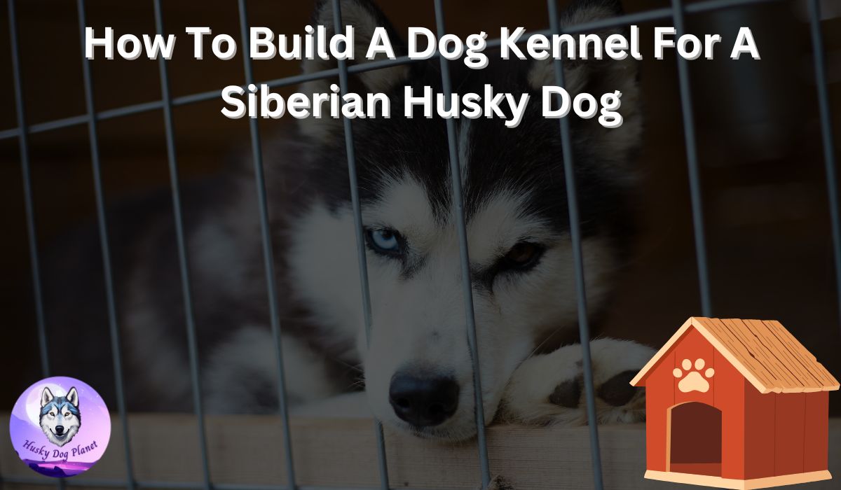 How To Build A Dog Kennel For A Siberian Husky Dog - A step-by-step guide to creating a comfortable and secure living space for your beloved husky companion.